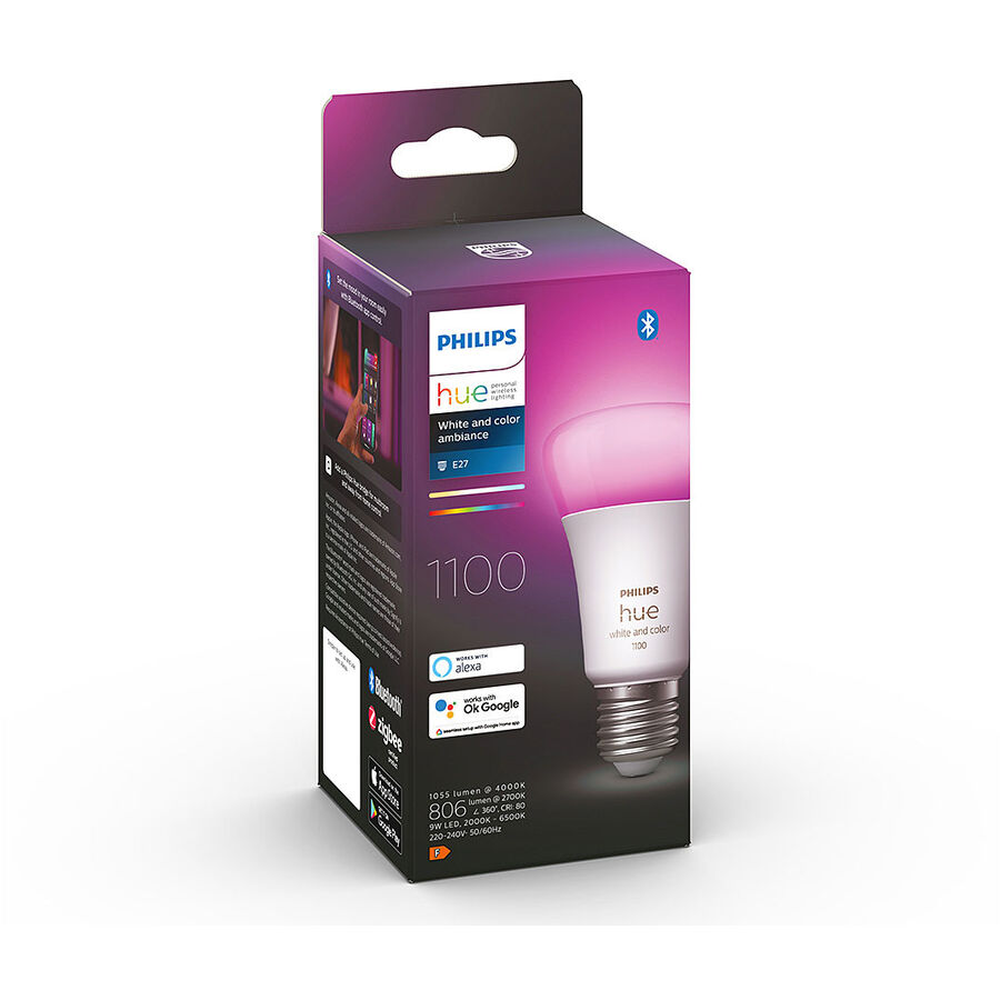 Philips Hue Philips Hue Smarte LED-Kolben E27 Weiss und Farbig 75 W