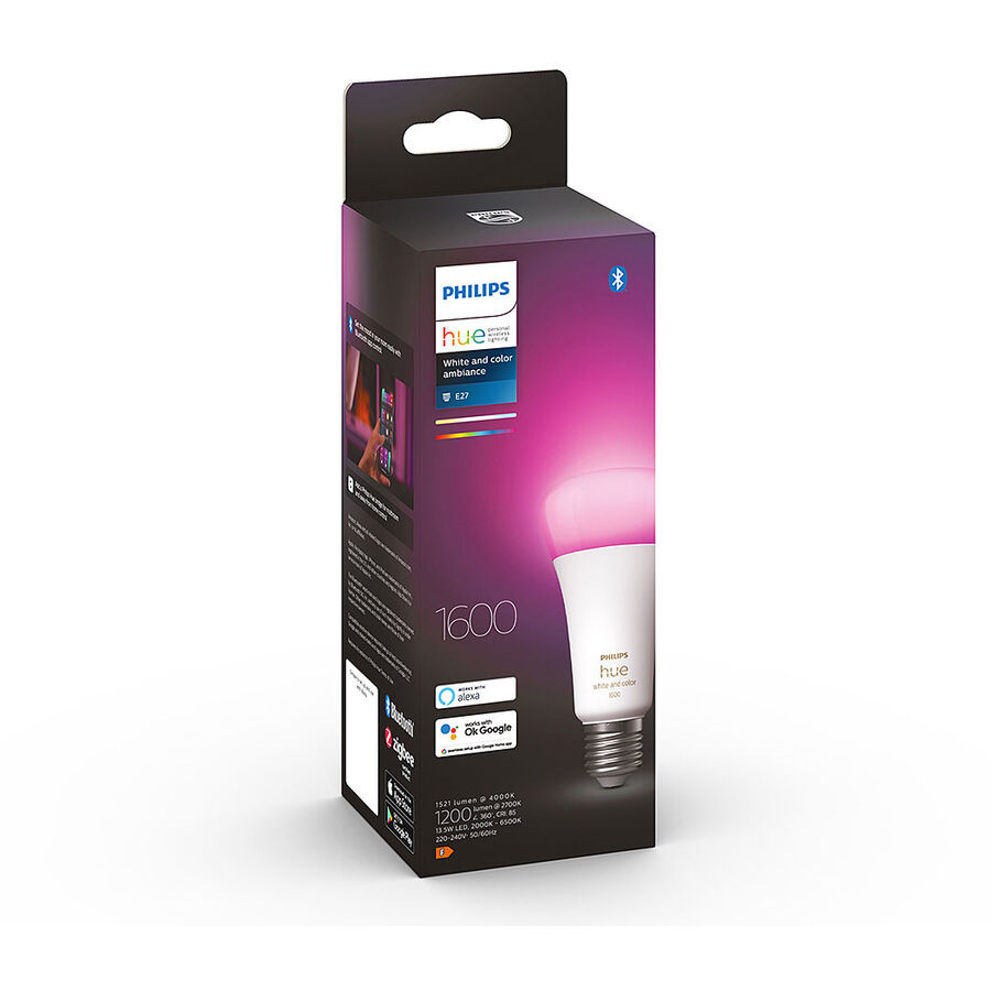 Philips Hue Philips Hue LED-Kolben E27 Weiss 100 W