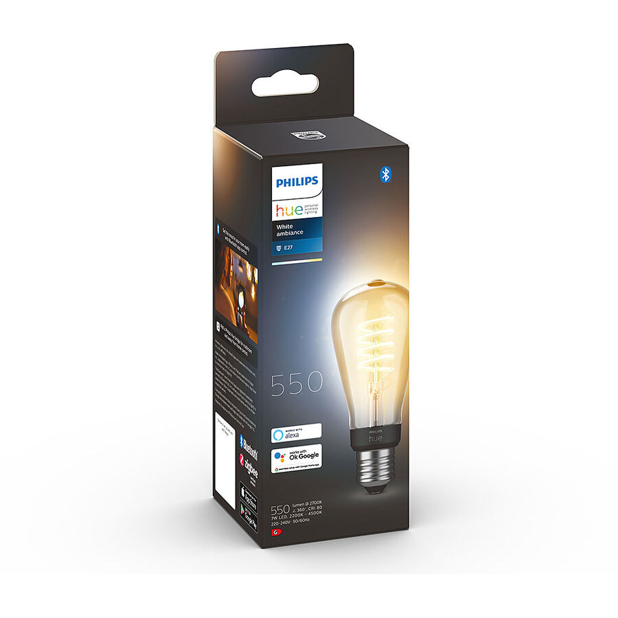 Philips Hue Philips Hue LED-Lampe E27 Edison Filament 7 W
