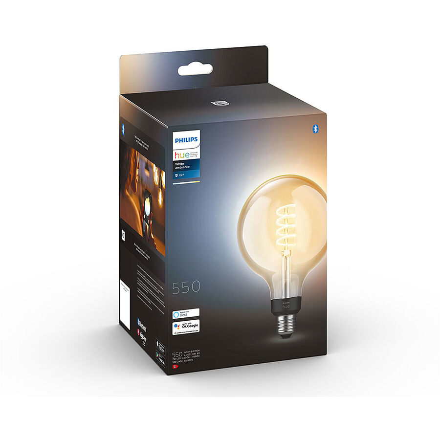 Philips Hue Philips Hue LED-E27-Glühbirne Giant Globe Filament 7 W