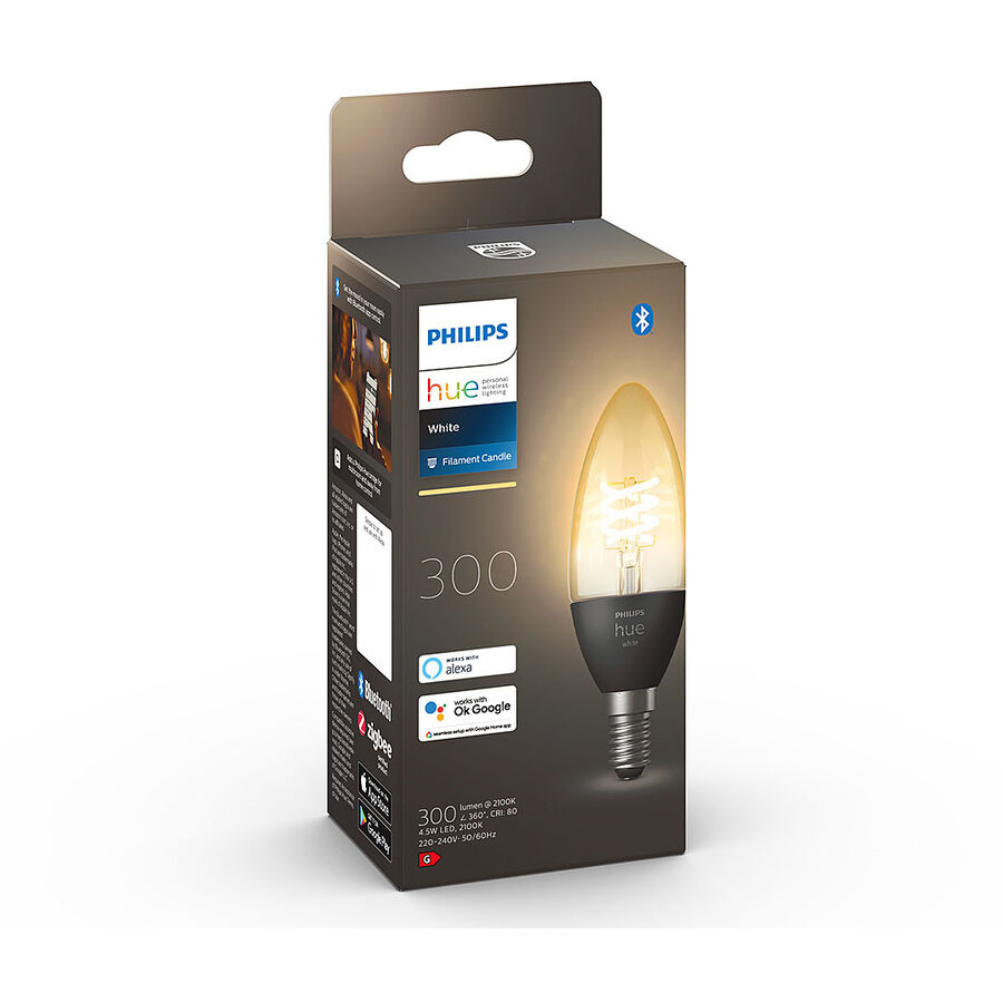 Philips Hue Philips Hue LED Kerze E14 Filament Dimmbar 4.5 W