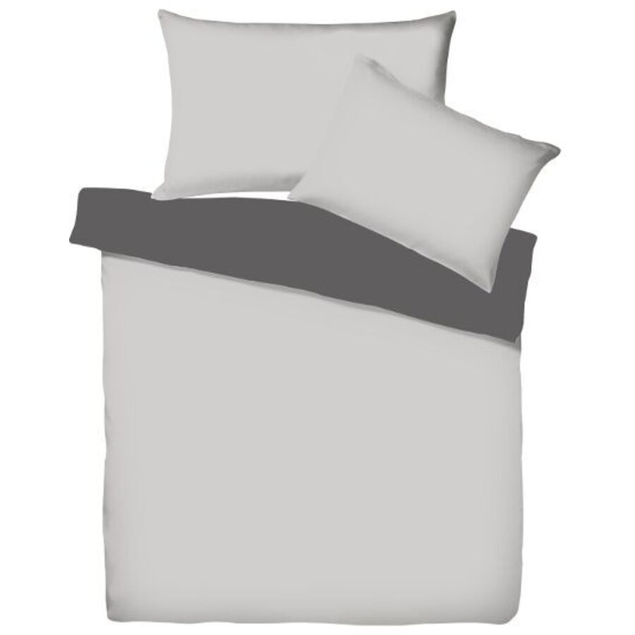 Living Home Duvetbezug Uni Doubleface