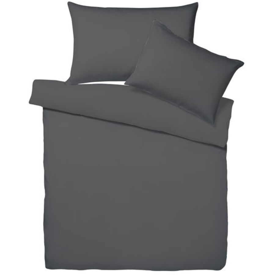 Living Home Bettwäschegarnitur Melange Uni