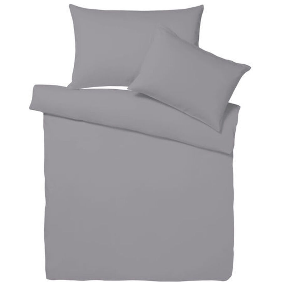 Living Home Bettwäschegarnitur Uni Perkal