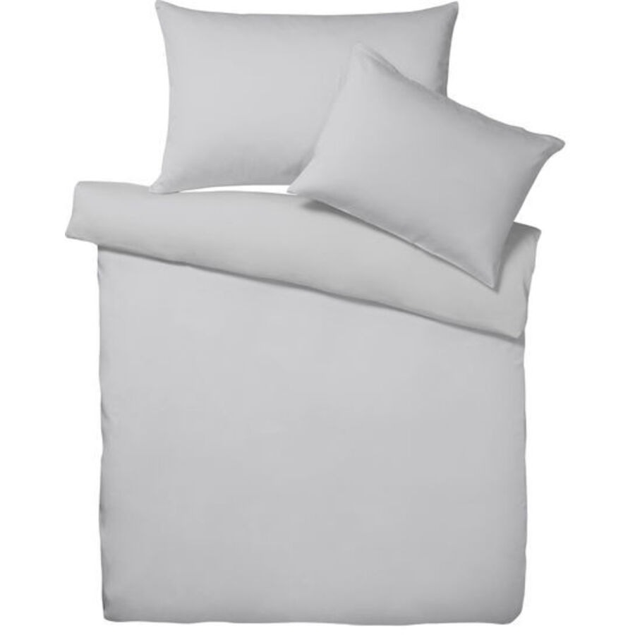 Living Home Bettwäschegarnitur Melange Uni