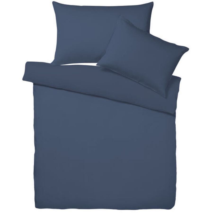 Living Home Bettwäschegarnitur Melange Uni