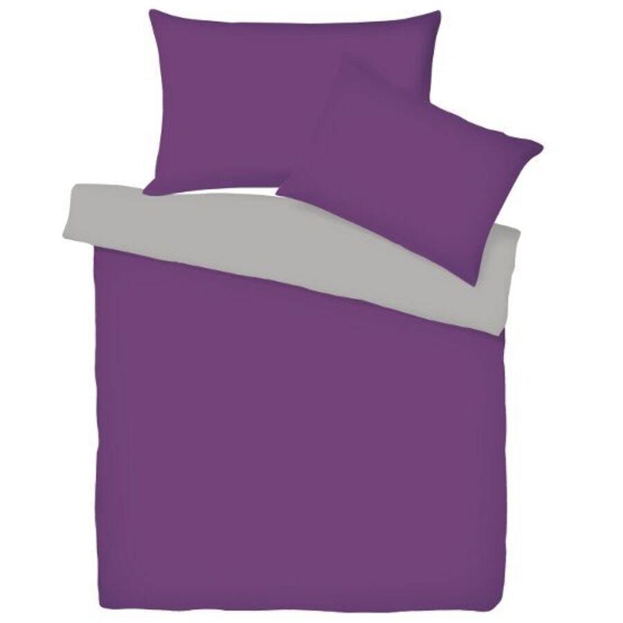 Living Home Bettwäschegarnitur Uni Doubleface