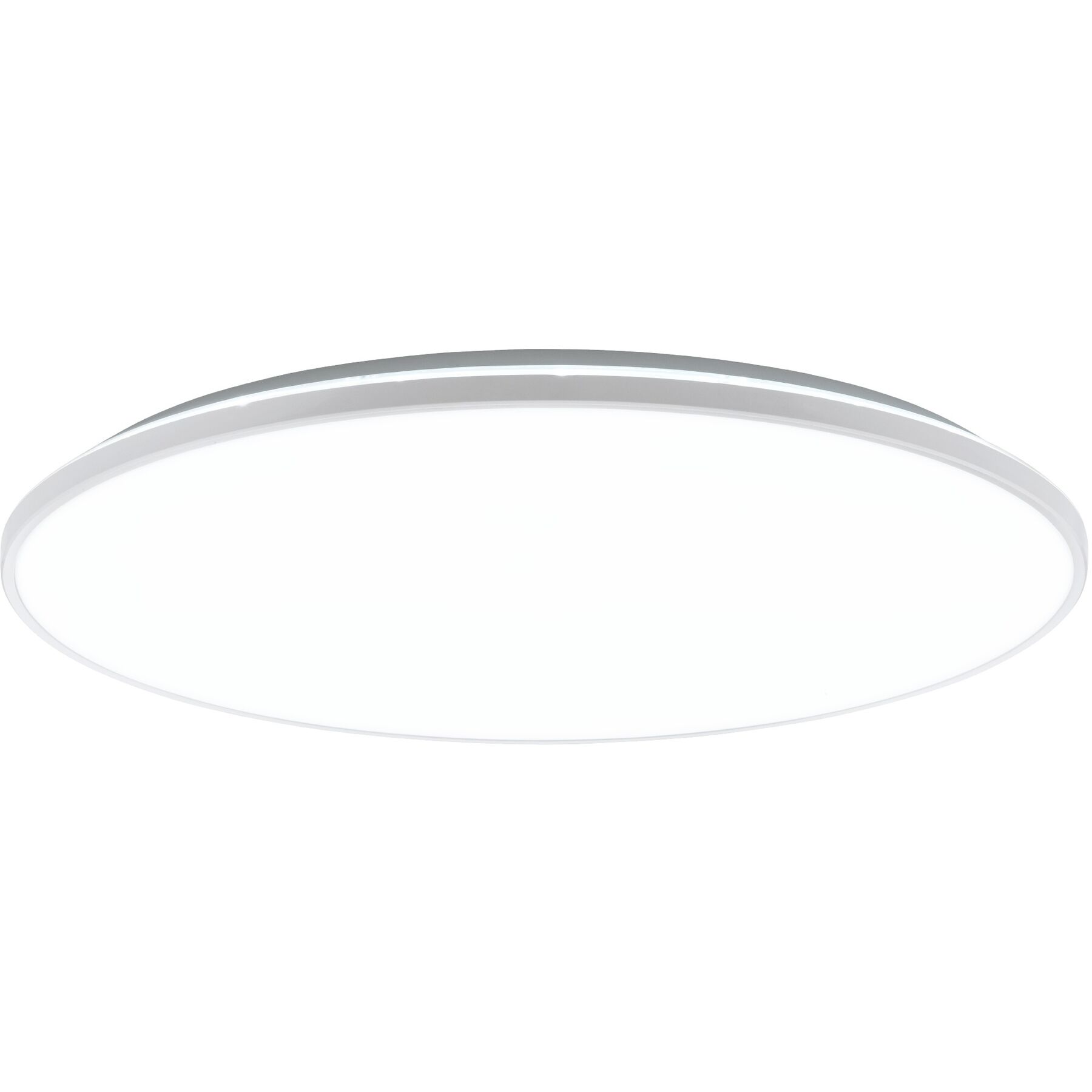 Eglo Deckenlampe Crespillo Weiss Kunststoff 4800 lm B 50 cm - LED - Lichtfarbe: Helles Neutralweiss - LED Energiesparlampen