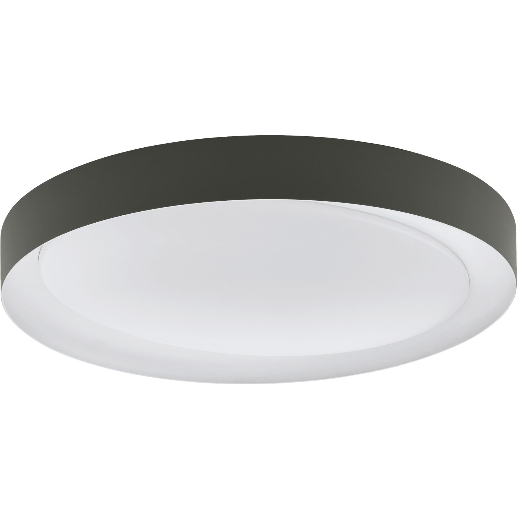 Eglo Deckenlampe Laurito Weiss/grauweiss Kunststoff/Stahl 2160 lm Dimmbar B 49 cm - LED - LED Energiesparlampen