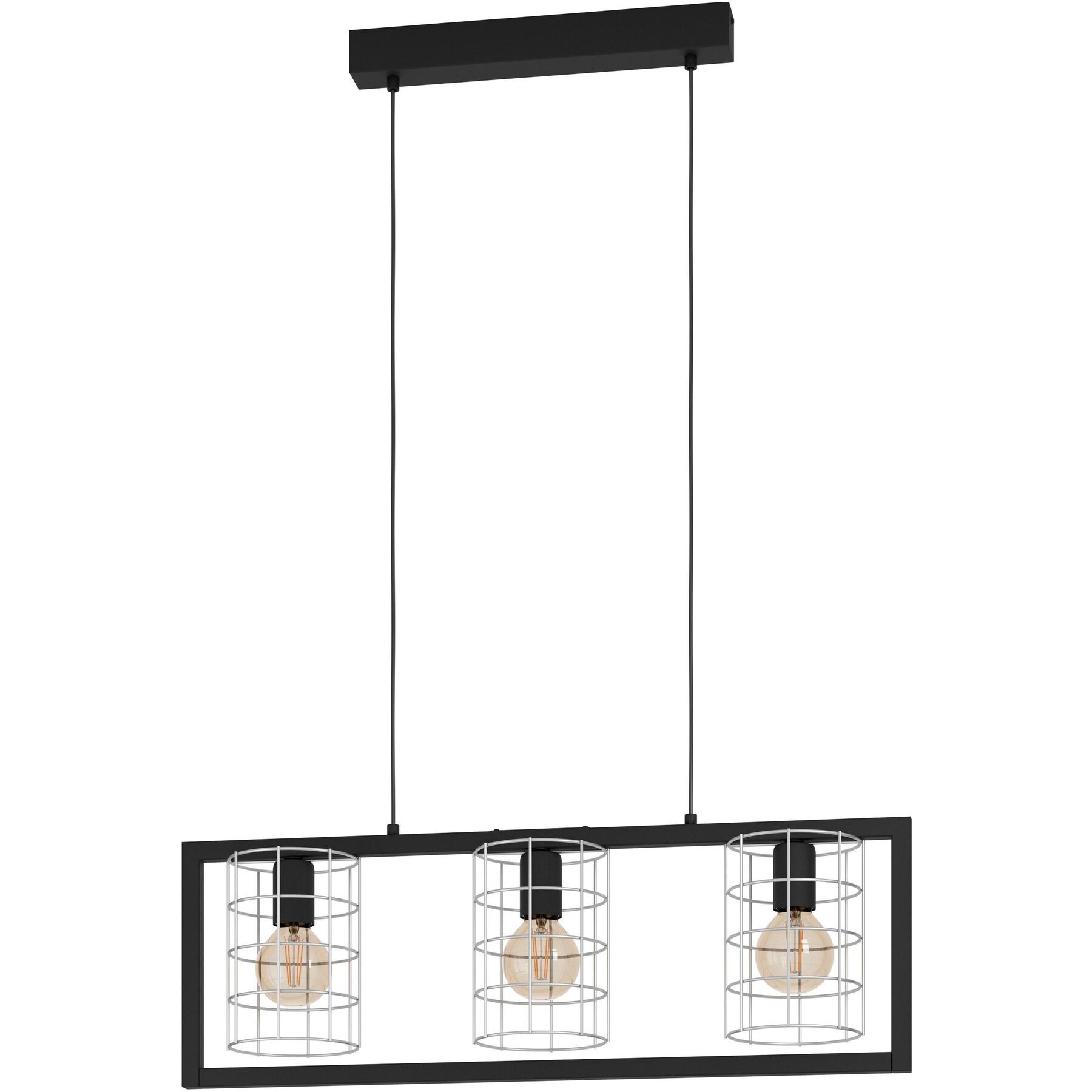 Eglo Pendellampe Jubily Schwarz Stahl B 14.5 cm