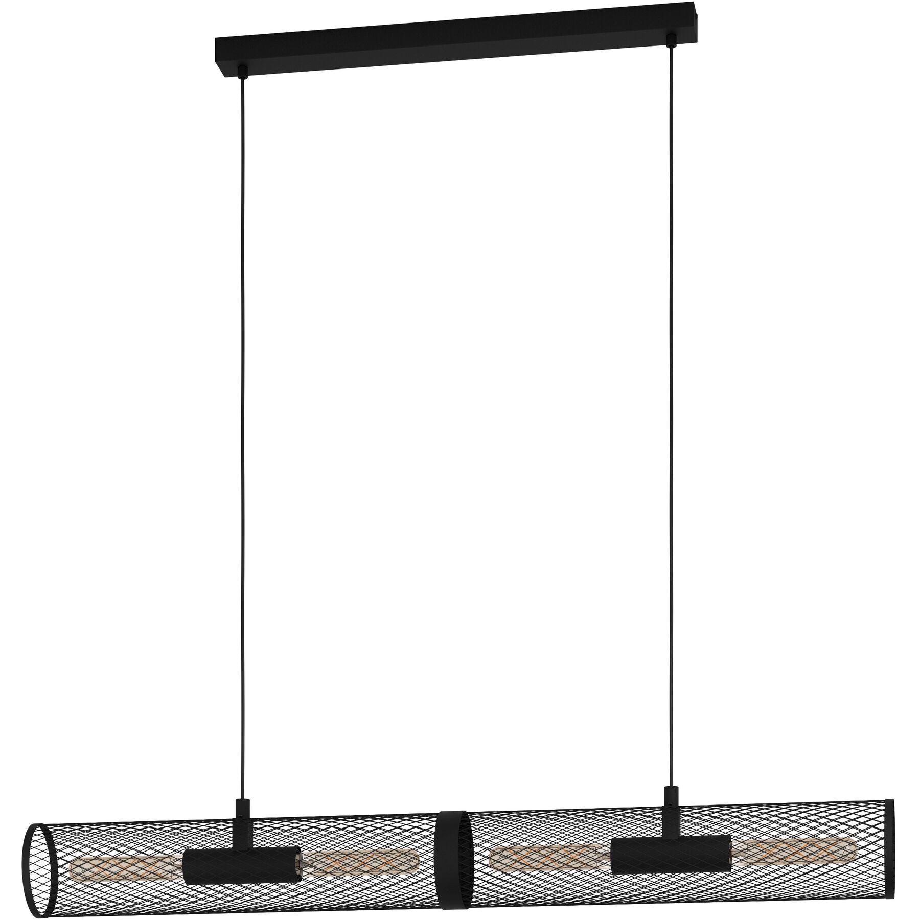 Eglo Pendellampe Redcliffe Schwarz Stahl B 12.5 cm