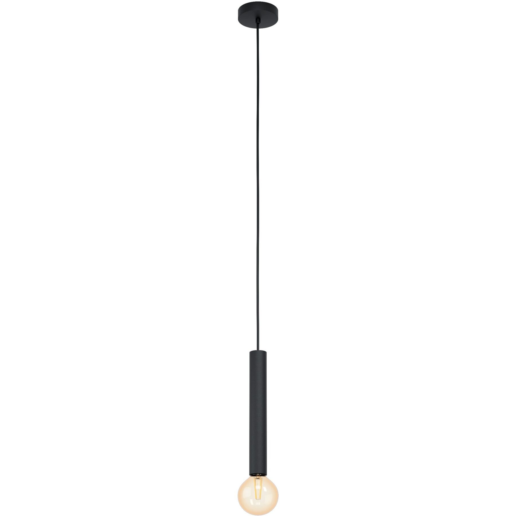Eglo Pendellampe Cortenova Schwarz Stahl