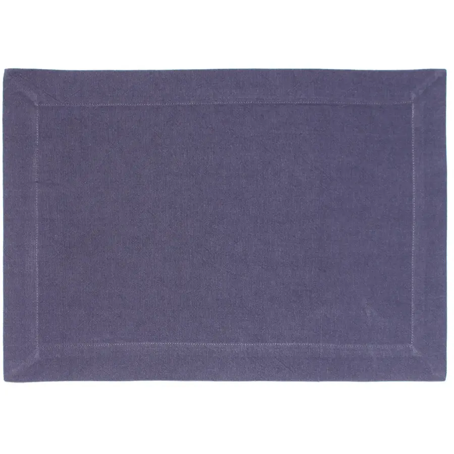 Tischset Amalfi blau Baumwolle Rechteckig B 35 cm