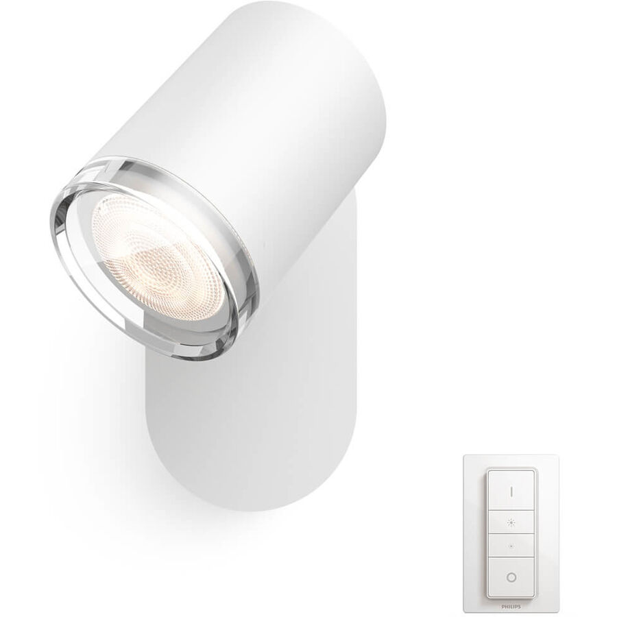 Philips Hue Philips Hue White Amb. Adore Spot 1 flg. weiss350lm inkl. Dimmschalter