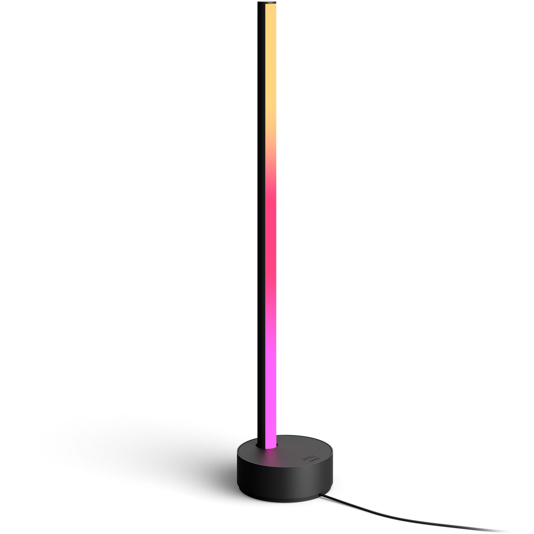 Tischlampe Philips Hue schwarz Kunststoff H 55.3 cm 730 lm - LED - Lichtfarbe: Warmweiss - Kaltes Tagesweiss - LED Energiesparlampen