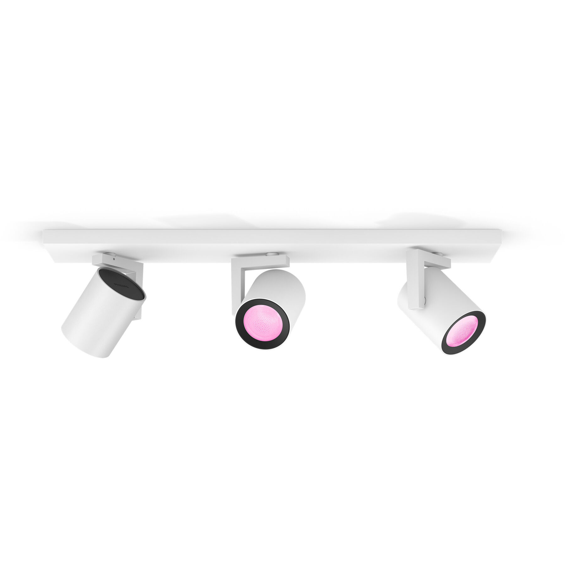 Spot Philips Hue weiss Metall 1050 lm Dimmbar B 8.9 cm - LED - Lichtfarbe: Warmweiss - Kaltes Tagesweiss - LED Energiesparlampen