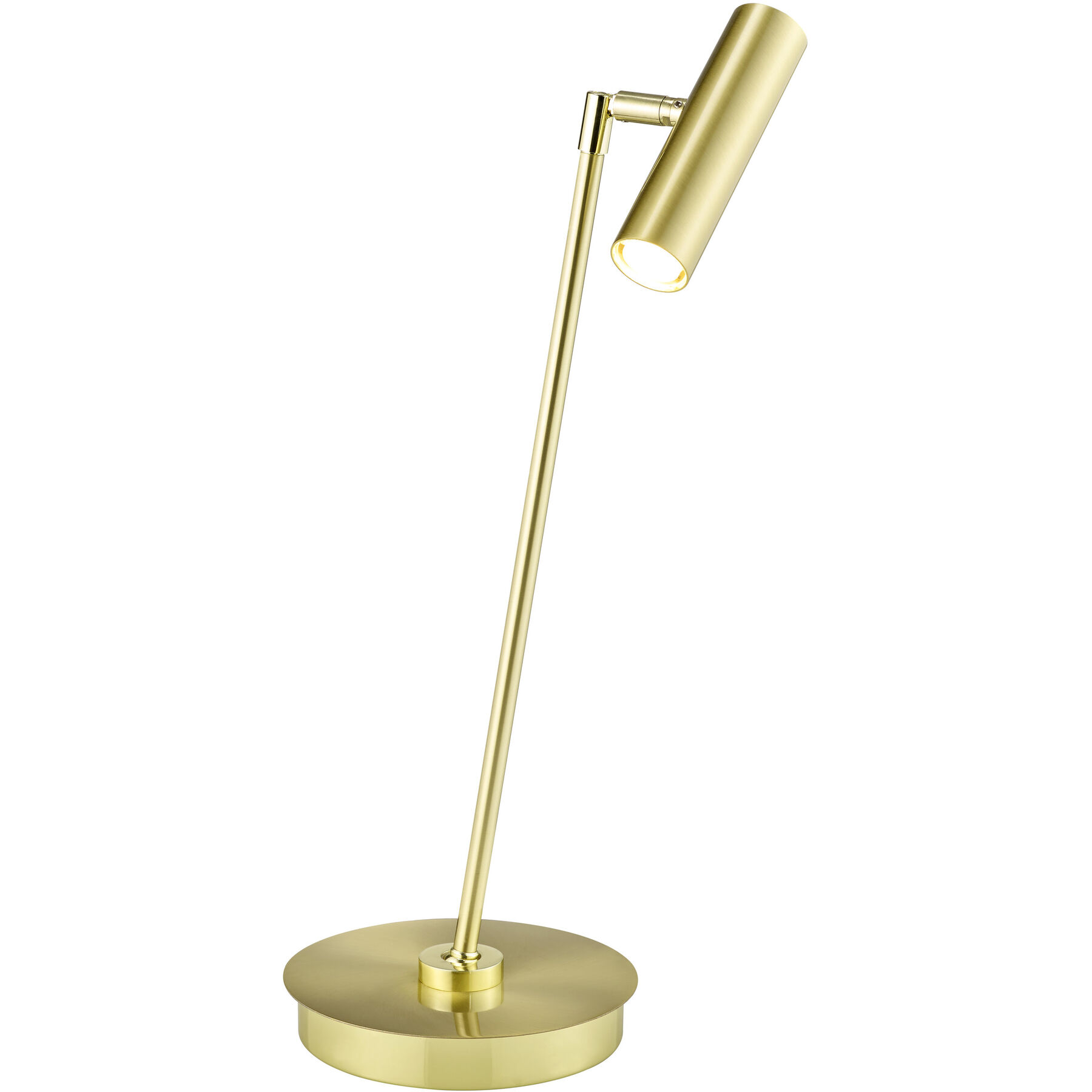 Tischlampe Tom gold Messing H 50 cm 540 lm - LED - Lichtfarbe: Extra warmweiss - LED Energiesparlampen