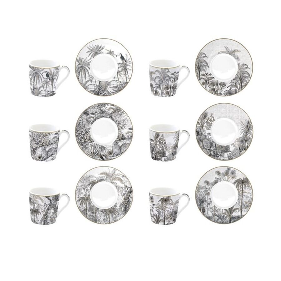 Easy Life Espressotasse inkl. Untertasse Coffee Mania