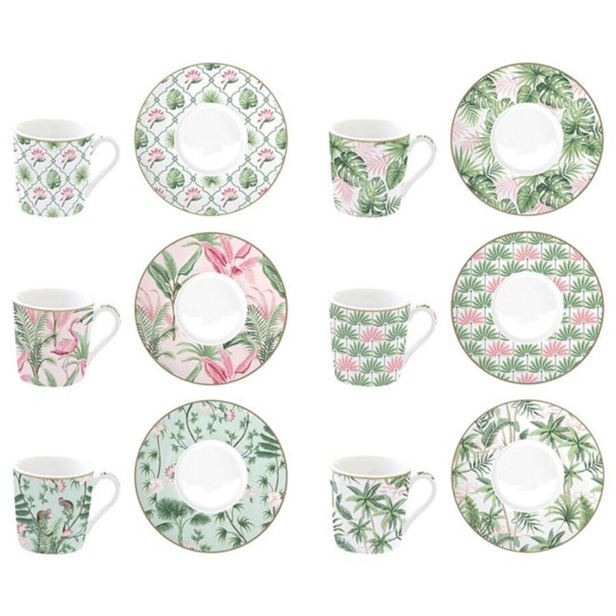 Easy Life Espressotasse inkl. Untertasse Coffee Mania