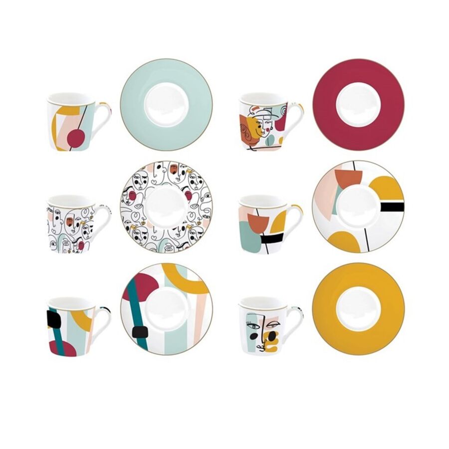 Easy Life Espressotasse inkl. Untertasse Coffee Mania