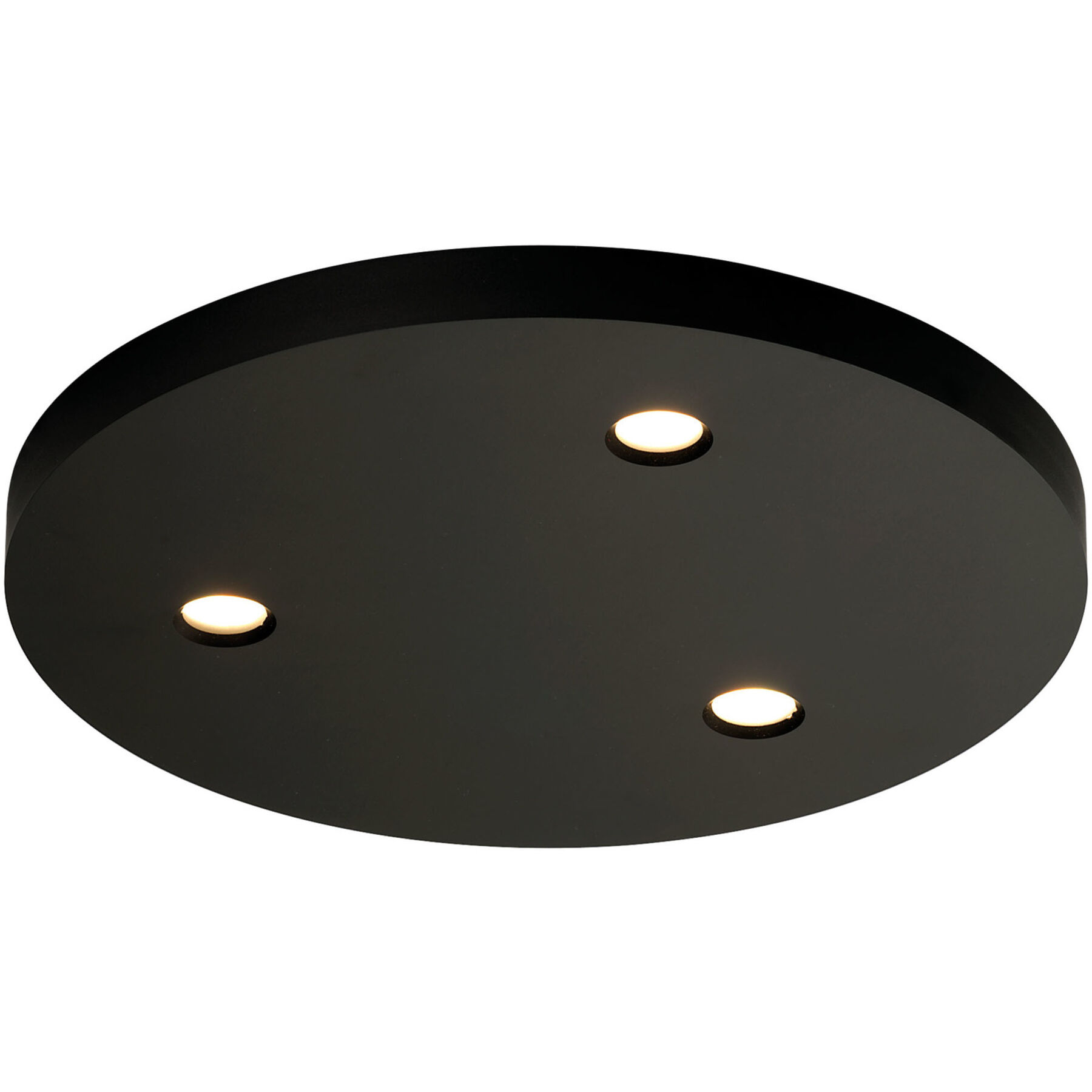 Bopp Deckenlampe Close schwarz Aluminium 595 lm Dimmbar B 20 cm - LED - Lichtfarbe: Extra warmweiss- LED Energiesparlampe