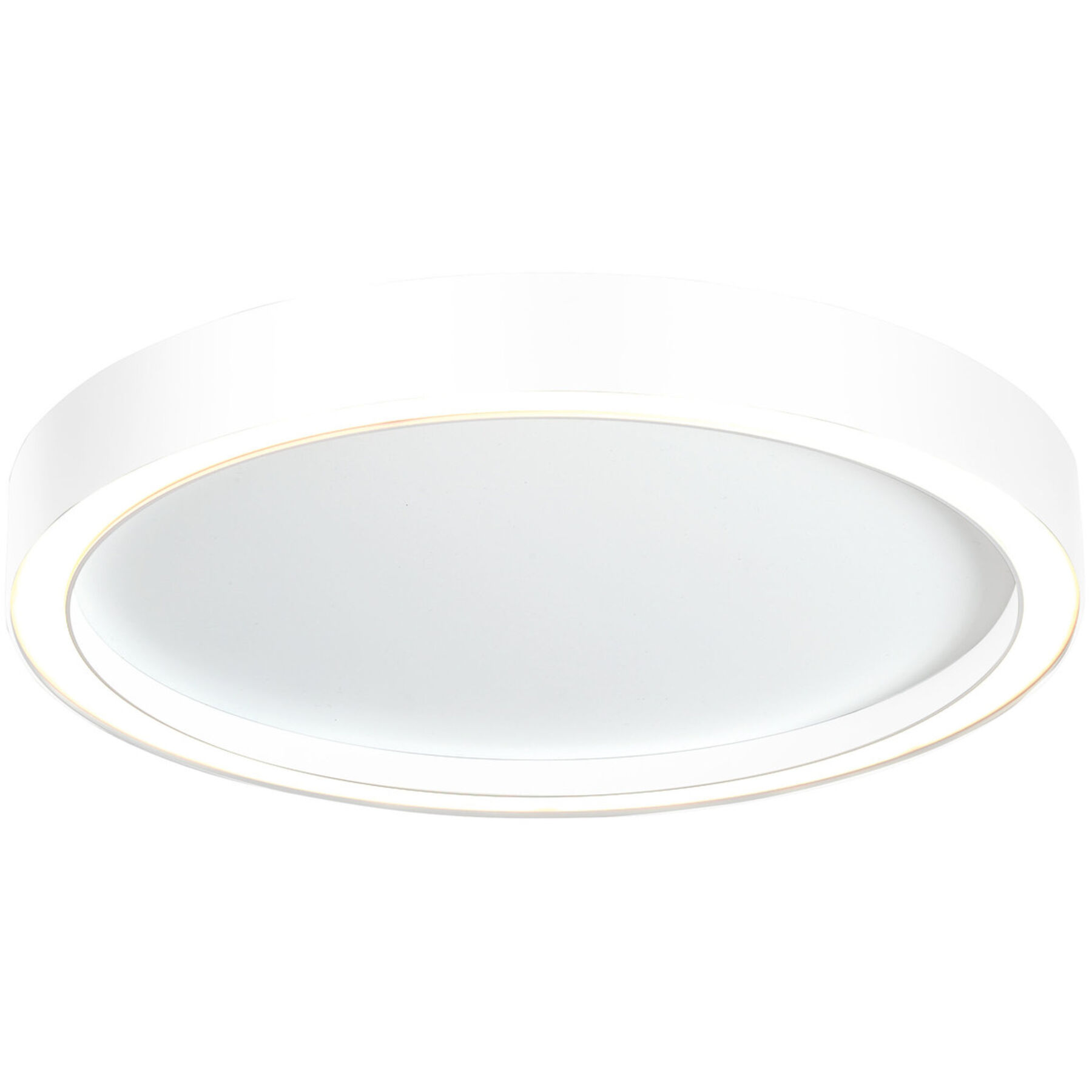 Bopp Deckenlampe Aura weiss Aluminium 2200 lm B 30 cm - LED - Lichtfarbe: Extra warmweiss - LED Energiesparlampen