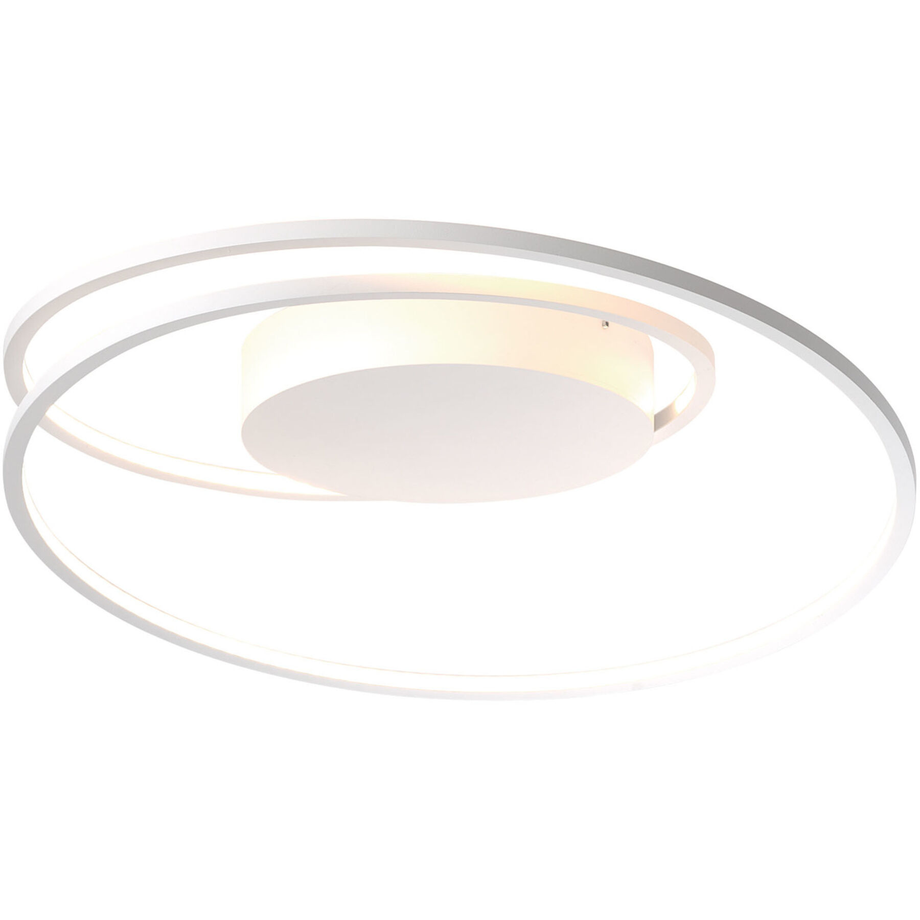 Bopp Deckenlampe At weiss Aluminium 3050 lm B 45 cm - LED - Lichtfarbe: Extra warmweiss- LED Energiesparlampe