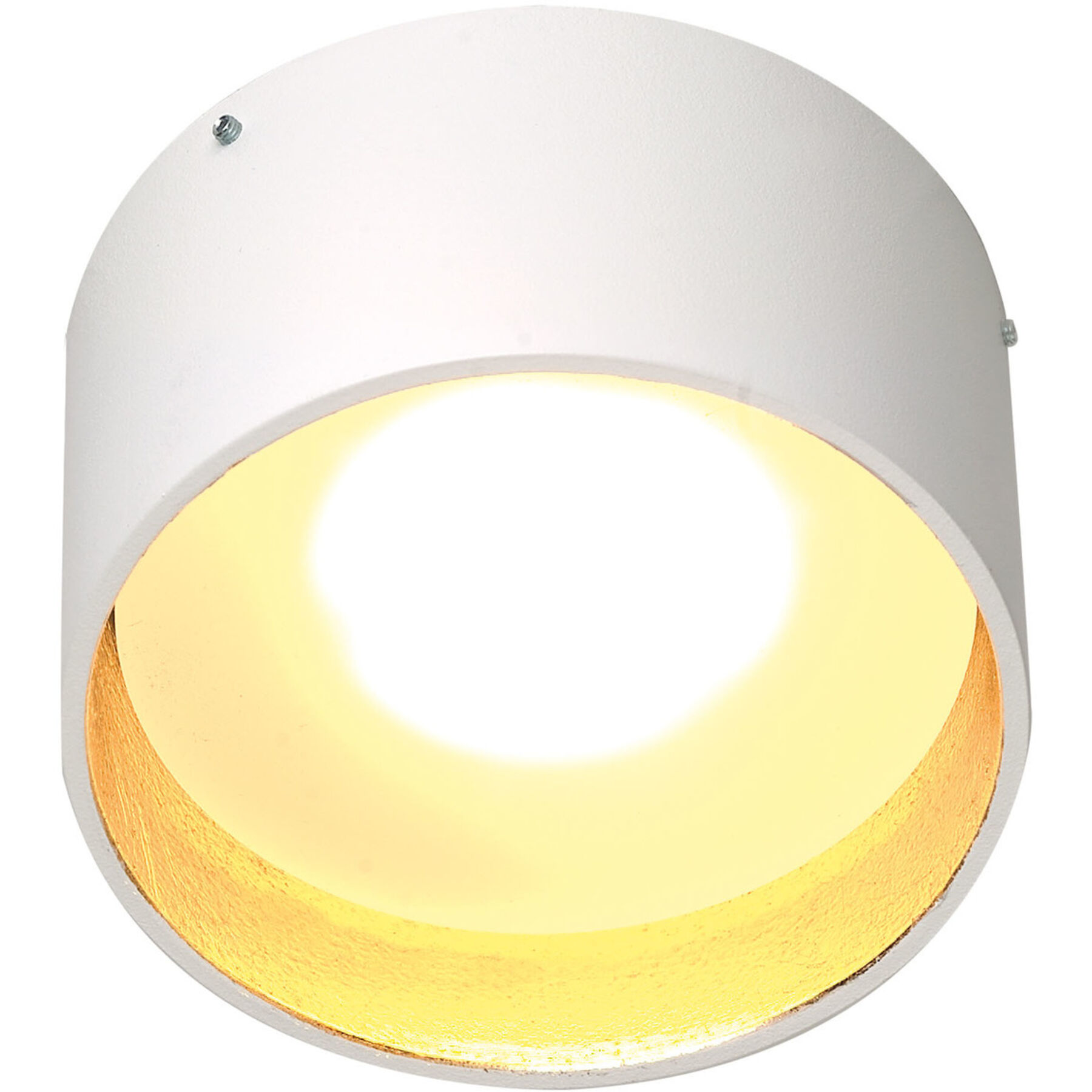 Bopp Dekorring One weiss/gold Aluminium 3600 lm B 10 cm - LED- LED Energiesparlampe
