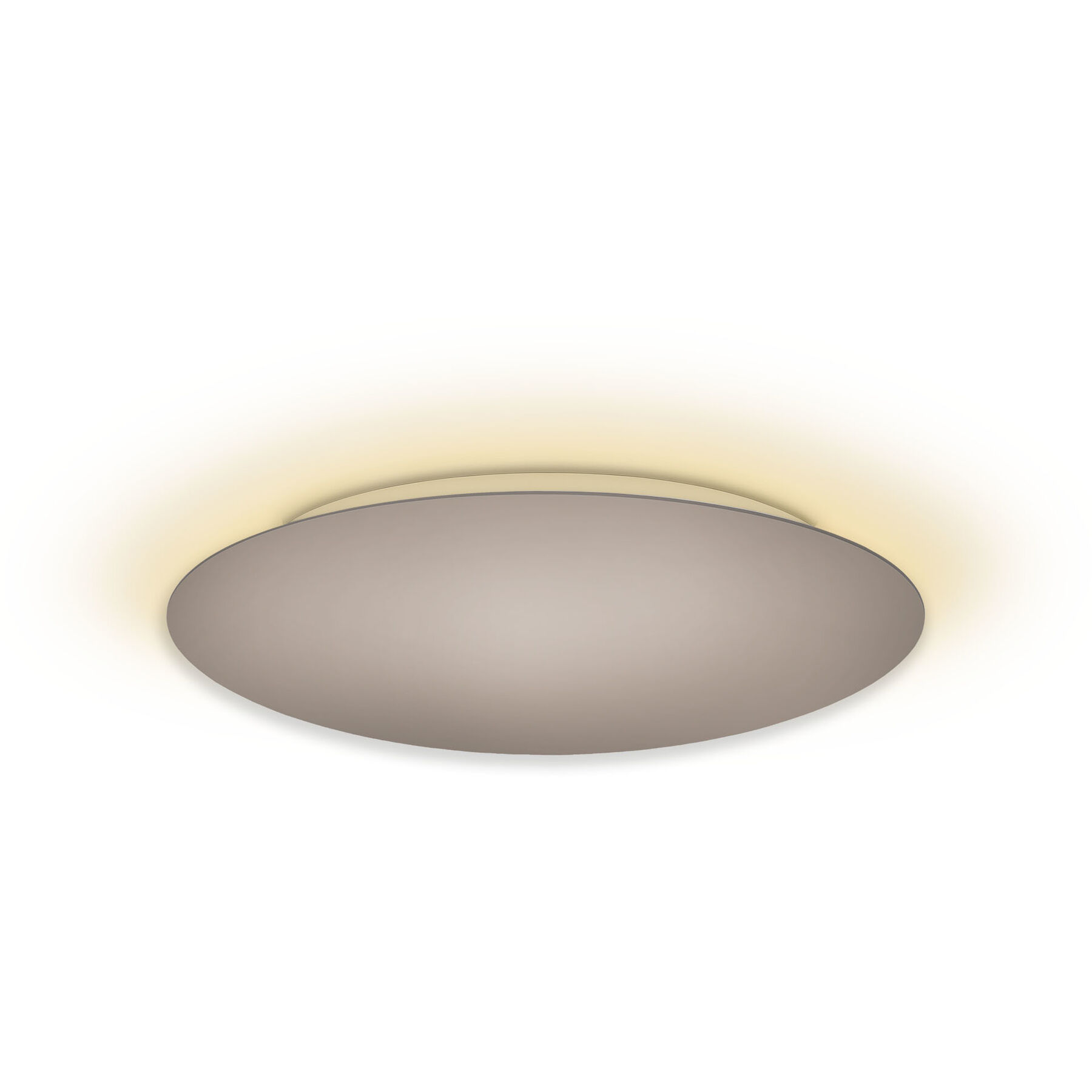 Escale Deckenlampe Blade taupe Aluminium 5500 lm Dimmbar B 79 cm - LED - Lichtfarbe: Extra warmweiss- LED Energiesparlampe