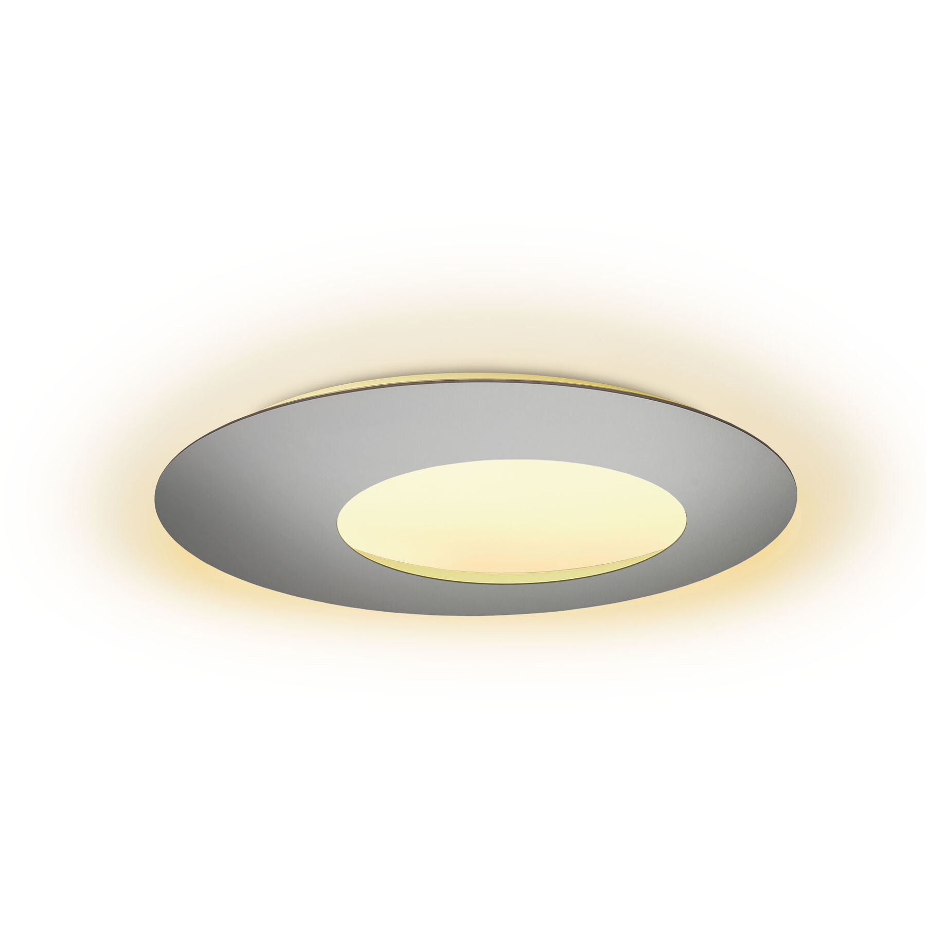 Escale Deckenlampe Blade silber Aluminium 9900 lm B 79 cm - LED - Lichtfarbe: Extra warmweiss- LED Energiesparlampe