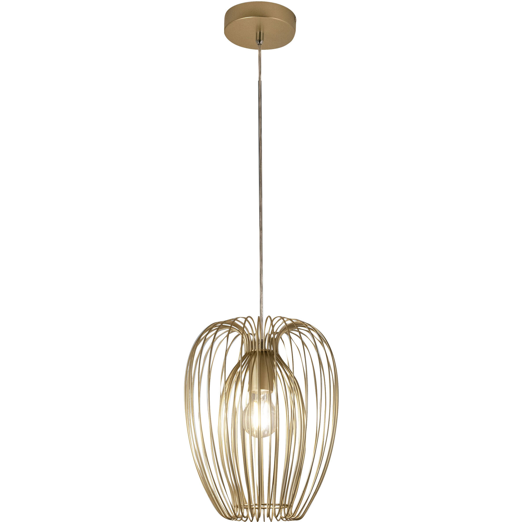 Pendellampe Aruna gold Metall B 25 cm