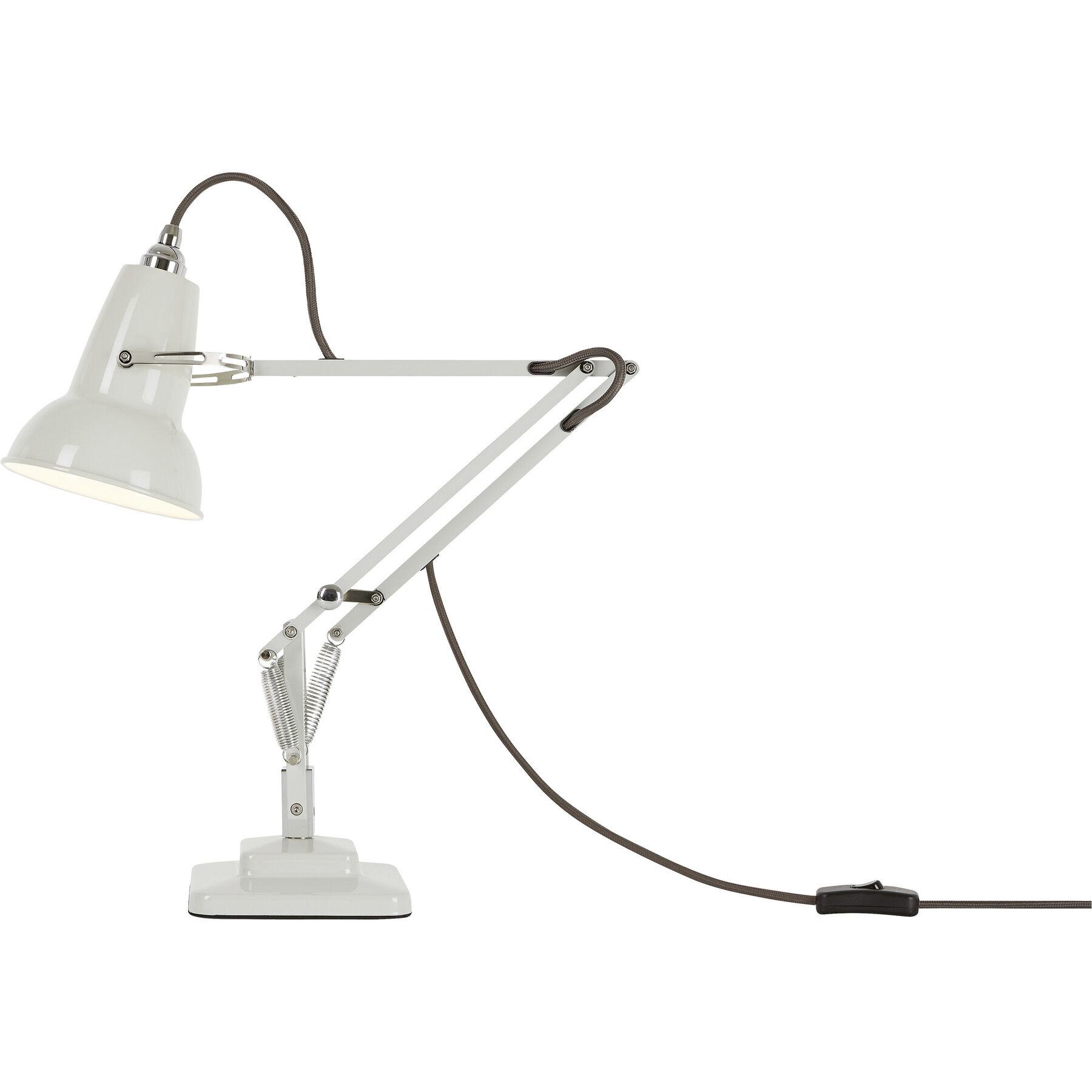 ANGLEPOISE Bürolampe Original 1227 Weiss Aluminium/Eisen 15 cm 49 cm - LED - Lichtfarbe: Extra warmweiss - LED Energiesparlampen