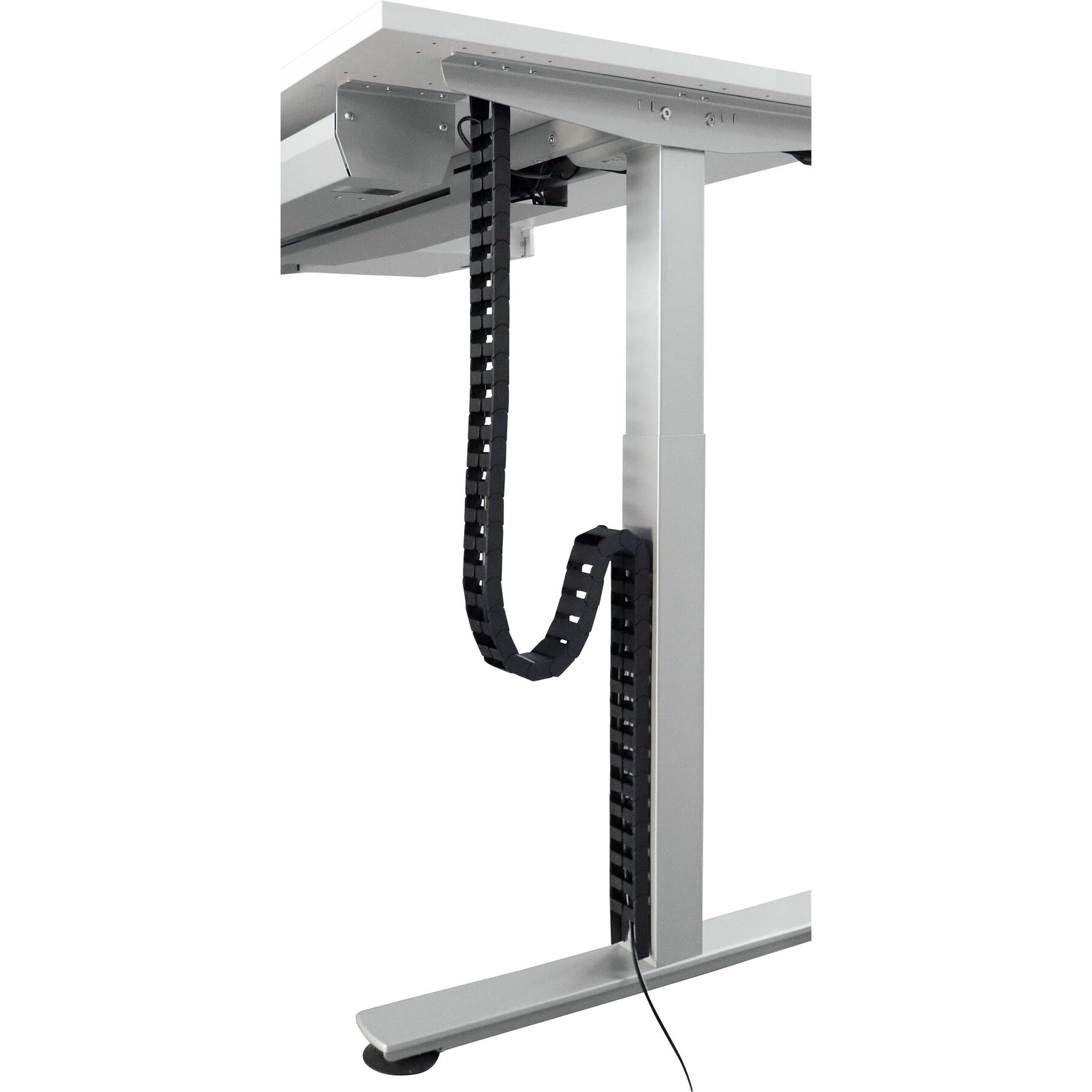 Kabelkanal Office Zubehör schwarz Kunststoff B 3.7 cm T 1.5 H 130 cm - Kabelkanal