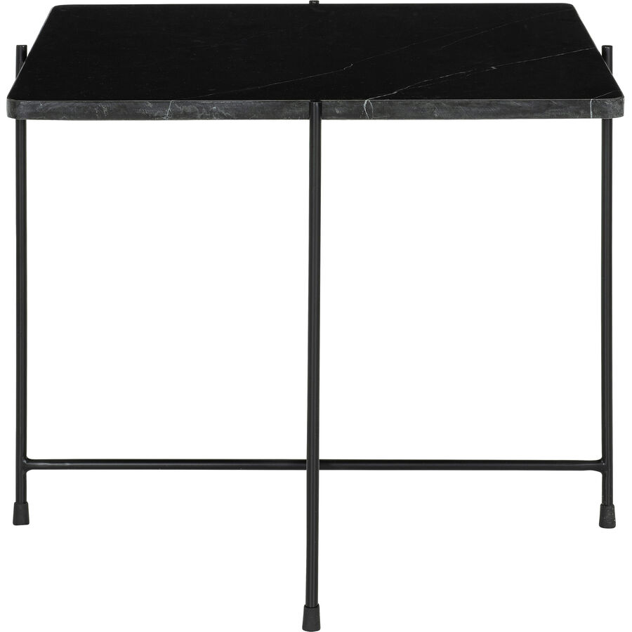 Salontisch Vanja Schwarz Stein 65 cm – Material: Marmor – Salontisch