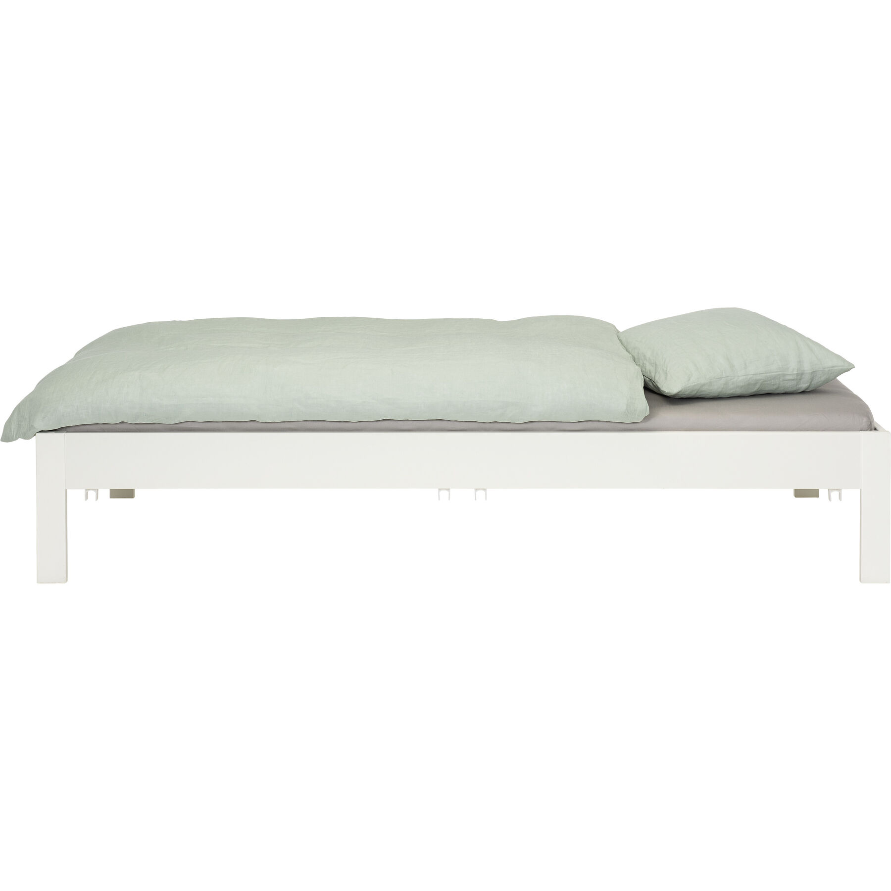 Kinderbett Iver weiss MDF 90 x 200 cm
