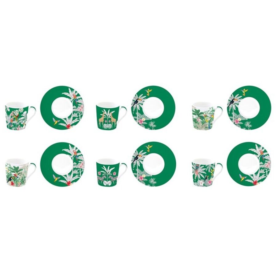 Easy Life Espressotasse inkl. Untertasse Coffee Mania