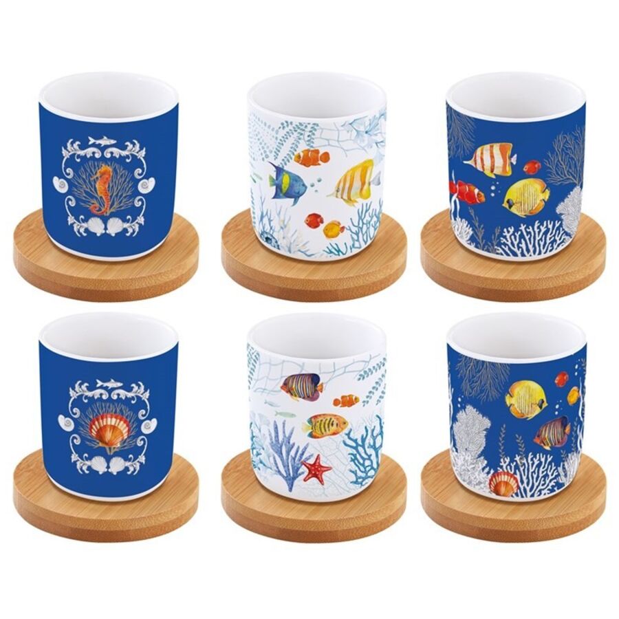 Easy Life Espressotasse inkl. Untertasse Coffee Mania