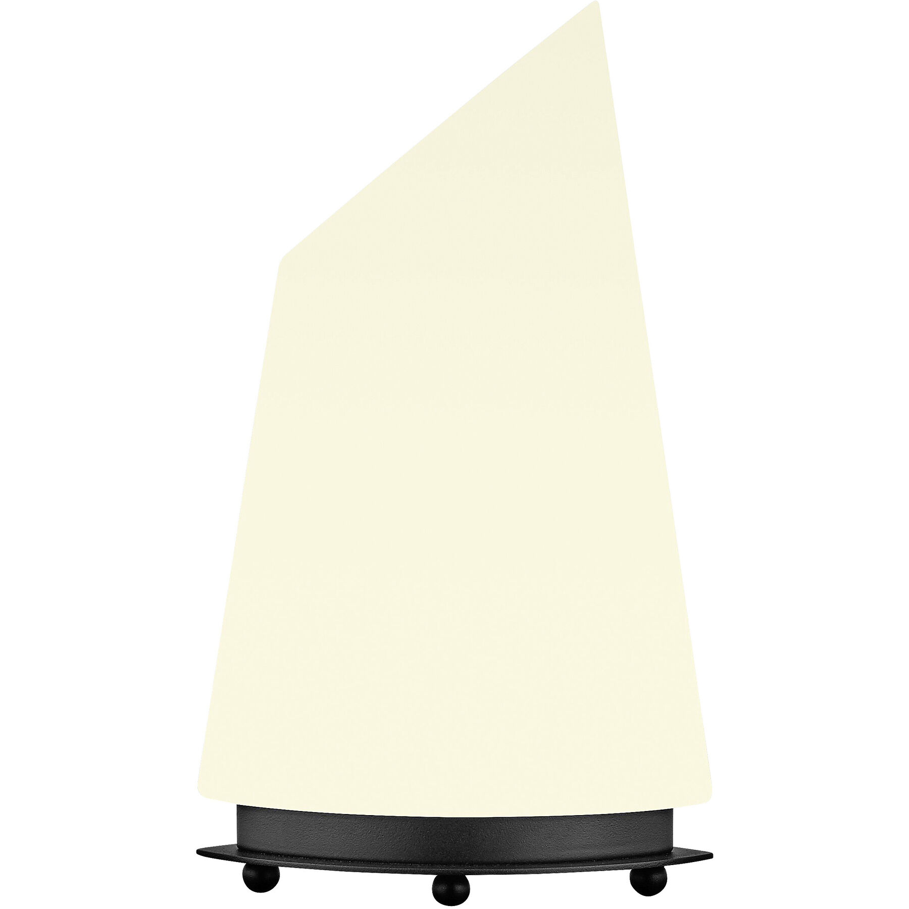 Designer-Tischlampe Bankamp Navigare E14 schwarz H 33 cm - Farbe: Schwarz, Weiss - Material: Glas