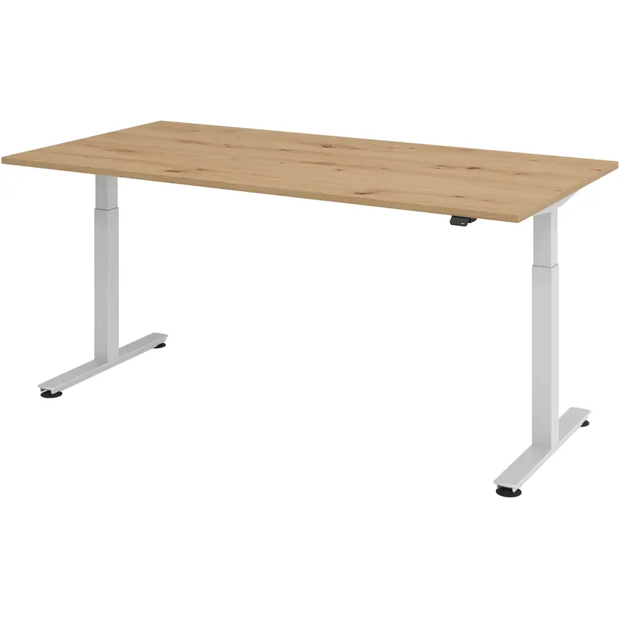 Scrivania Office Materiali di legno Quercia naturale L 200 P 100 A