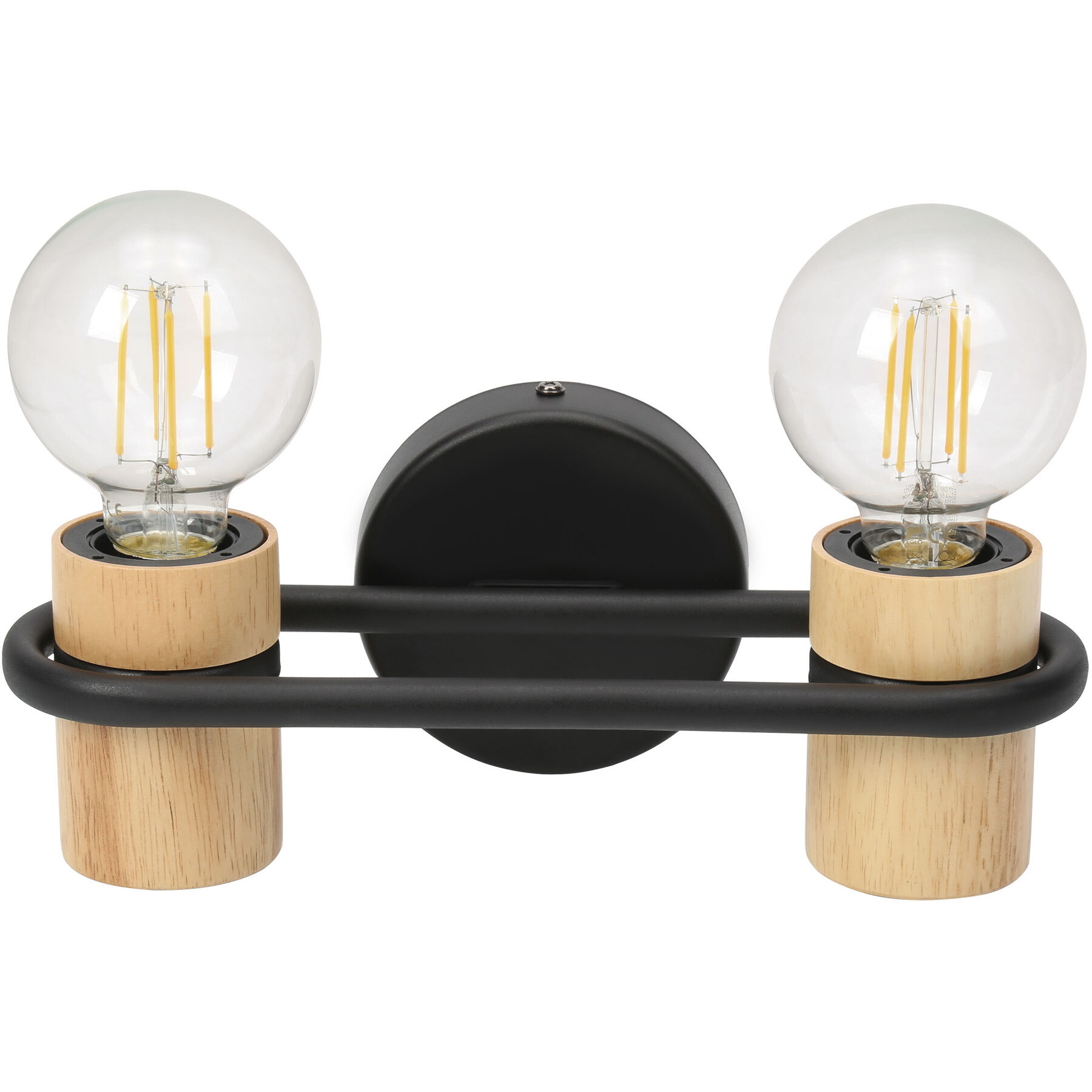 Eglo Wandlampe Chieveley Schwarz Stahl B 11.5 cm