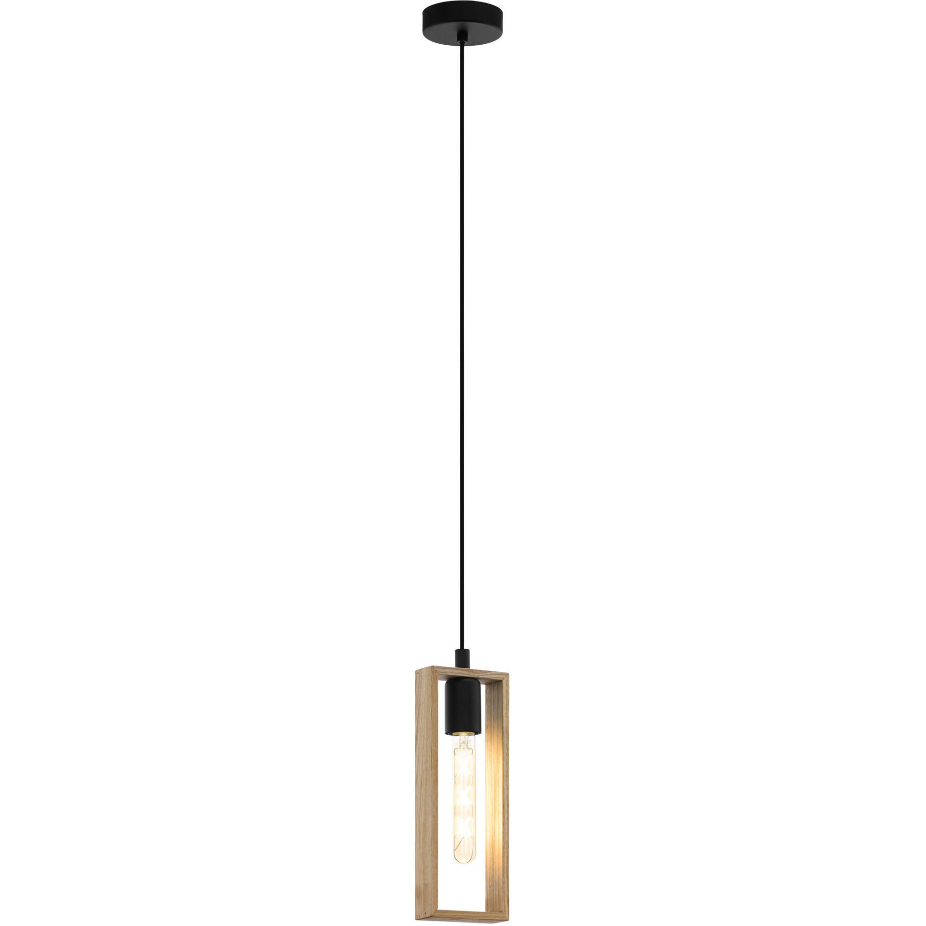 Eglo Pendellampe Littleton Schwarz Stahl B 10 cm