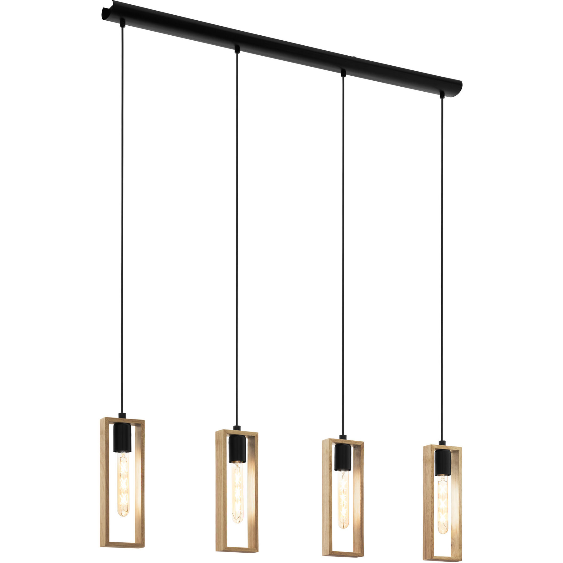 Eglo Pendellampe Littleton Schwarz Stahl B 5.5 cm