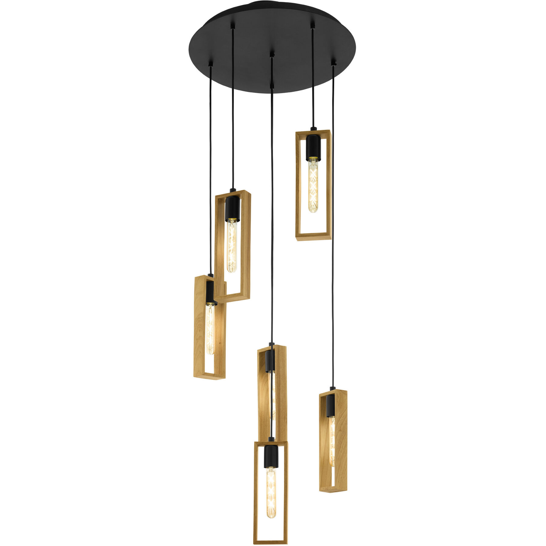 Eglo Pendellampe Littleton Schwarz Stahl B 50 cm