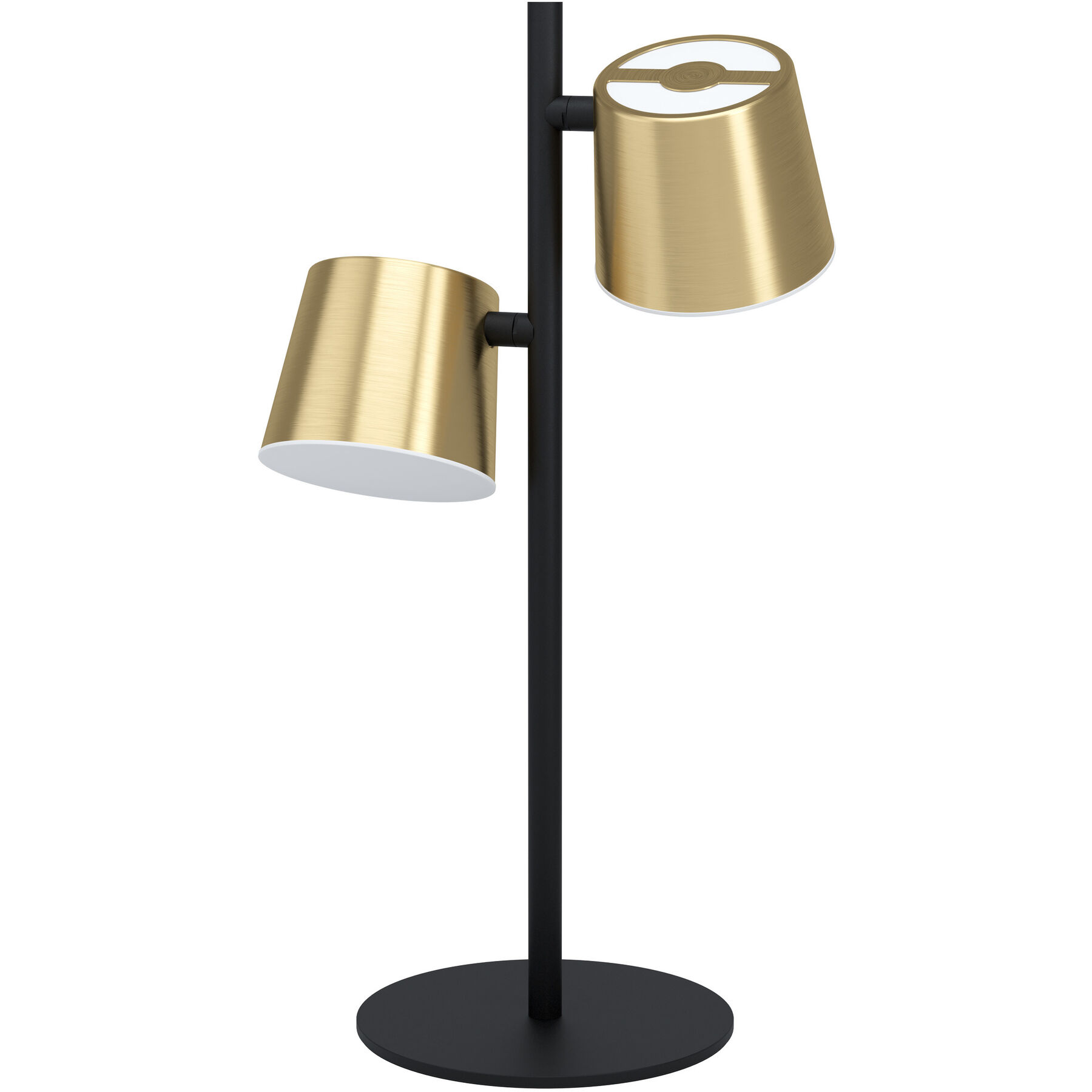 Eglo Tischlampe Altamira Schwarz, messing Stahl, Messing H 50.5 cm - LED - LED Energiesparlampen