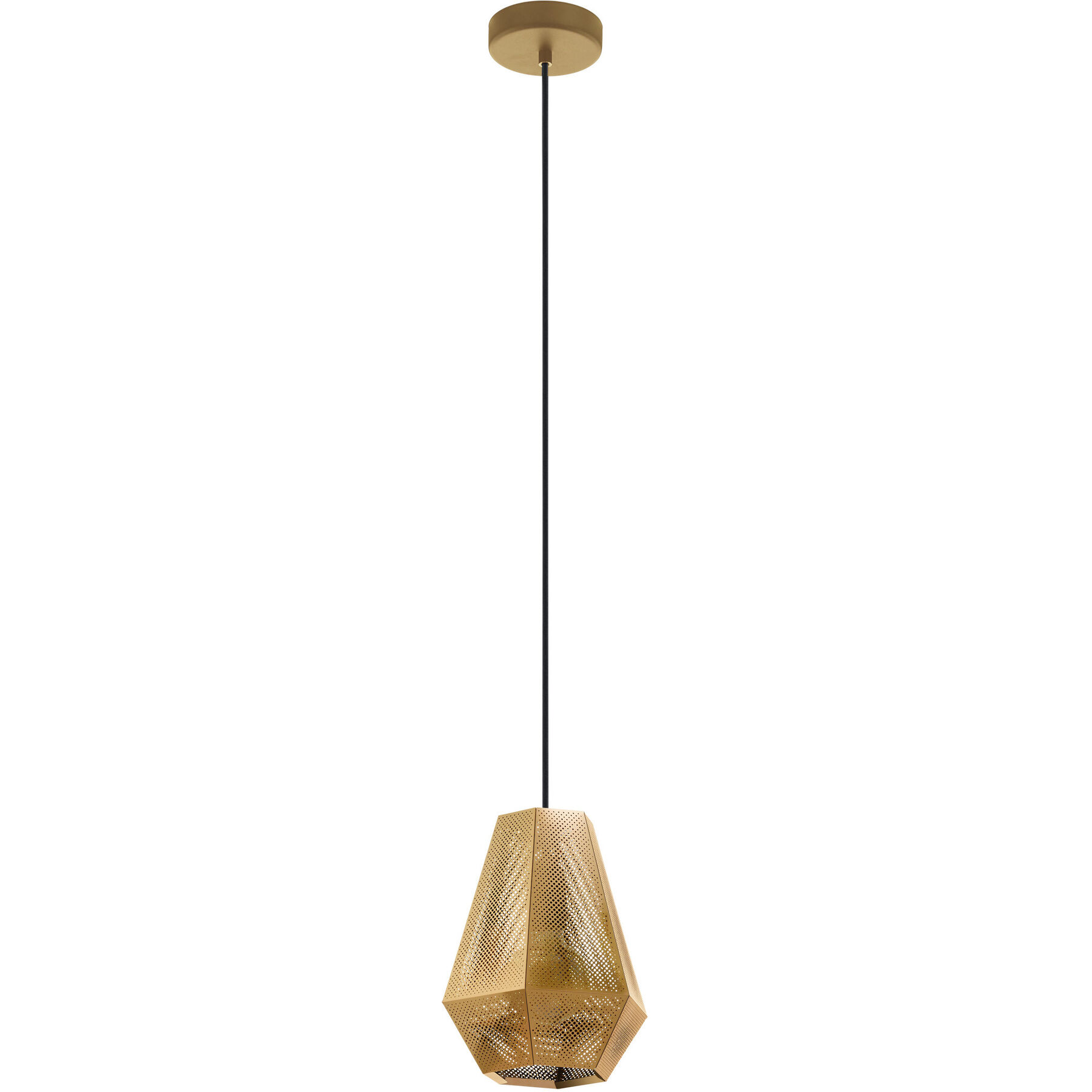 Eglo Pendellampe Chiavica 1 Messing Stahl B 20.5 cm