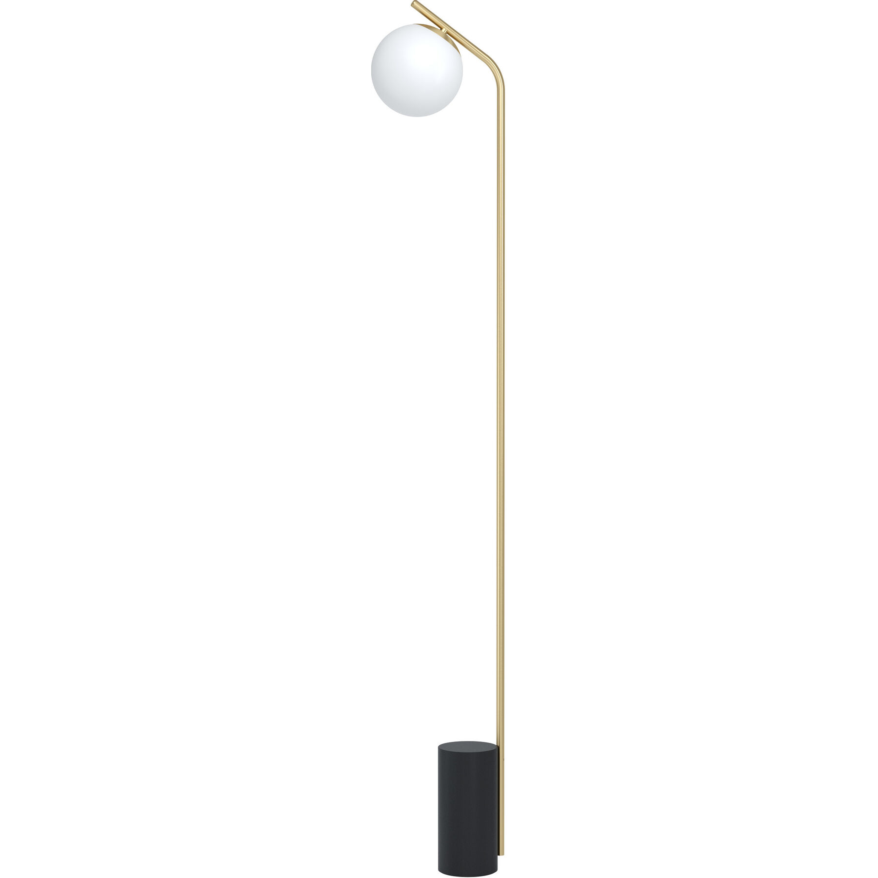 Eglo Stehlampe Betulia Schwarz/messing Stahl H 172 cm