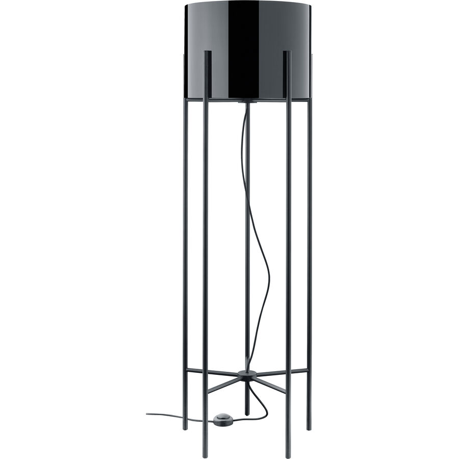 Stehlampe Heritage Schwarz/Gold Stahl 42 cm 127 cm