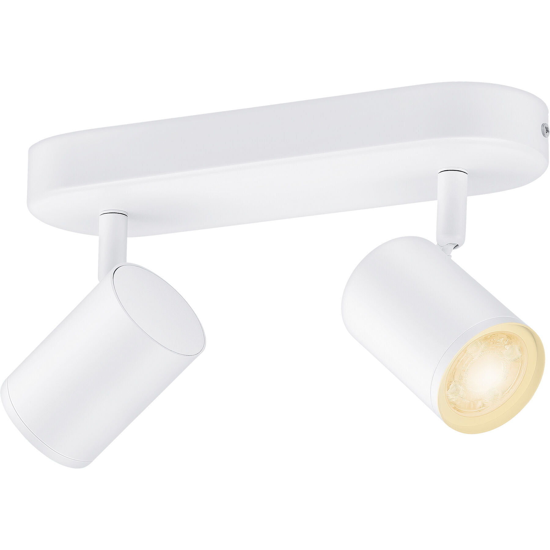 Spot WiZ weiss Plastik 690 lm B 25 cm - LED - Lichtfarbe: Extra warmweiss - Helles Neutralweiss - LED Energiesparlampen