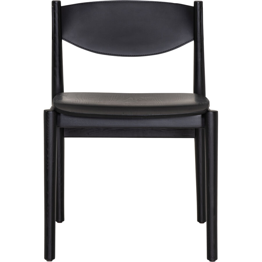 Stuhl Tepino Schwarz Holz 47 cm – Material: Esche – Stuhl