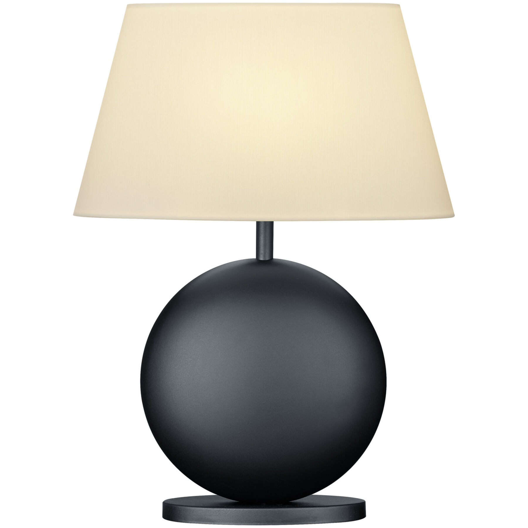 Designer-Tischlampe Bankamp Nero E14 schwarz/weiss H 41 cm - Farbe: Schwarz, Weiss - Material: Eisen